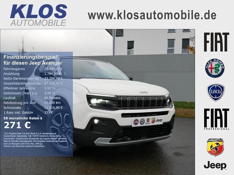 Weiss Neu 2024 Jeep Avenger Summit SUV | 24.990 € (Fairer Preis) - Bild 1/4