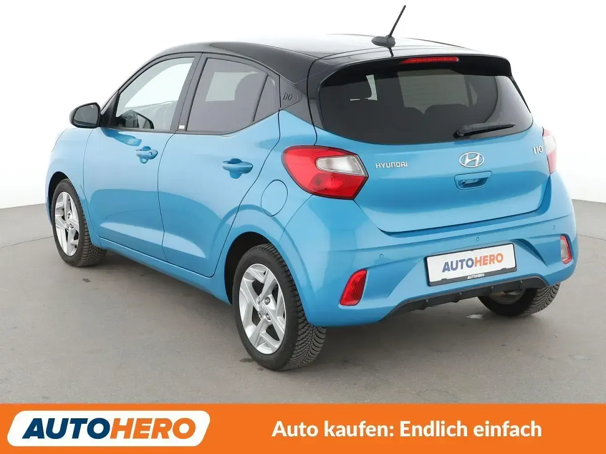 Gebraucht Hyundai i10 Intro Edition 84 PS (61 kW) 2020 Blau Kleinwagen