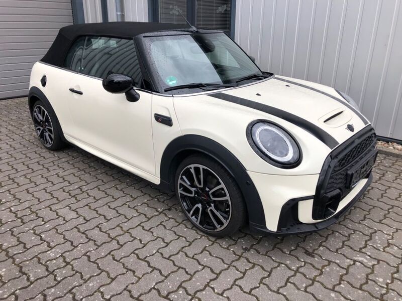 Weiß Gebraucht 2021 Mini John Cooper Works Cabriolet Cabrio | 32.690 € (Fairer Preis) - Bild 1/4