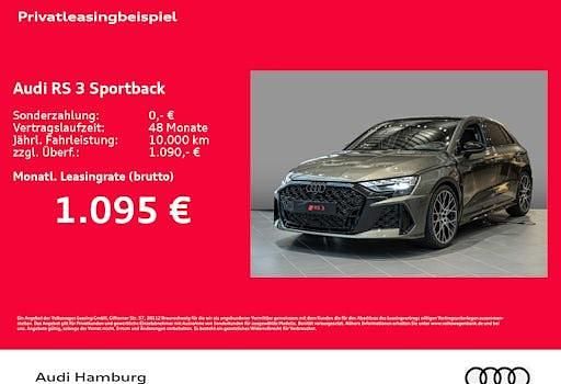 Neu Audi RS3 Ambiente 400 PS (294 kW) 2025 Grün Limousine