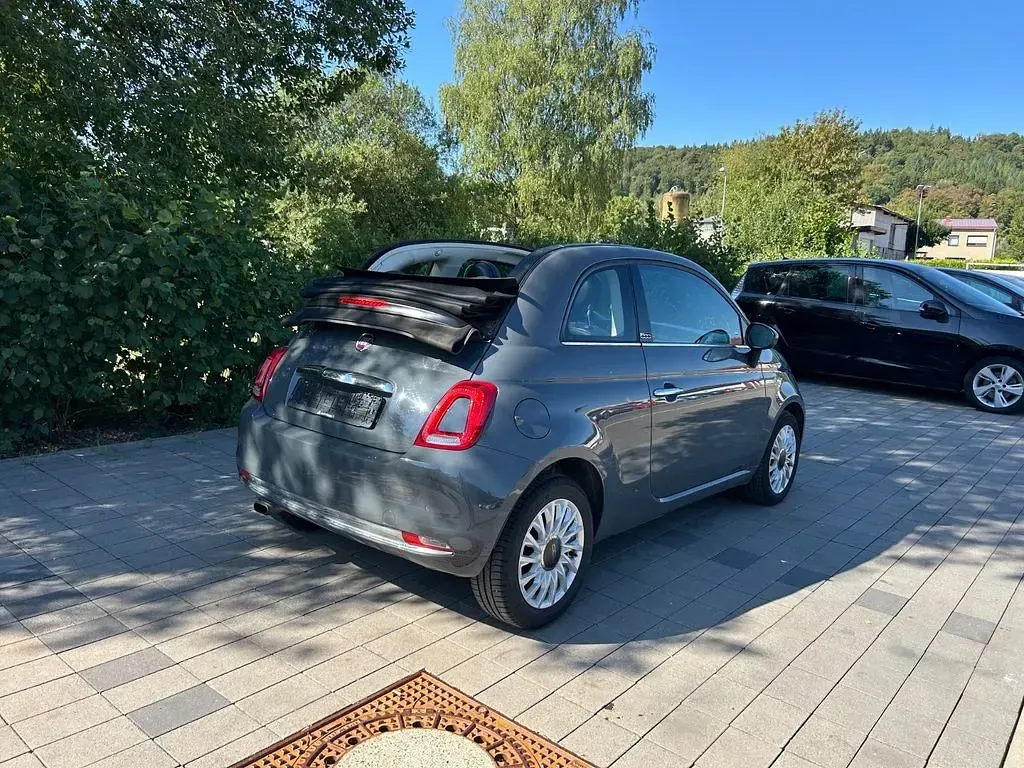 Gebraucht Fiat 500 Lounge 86 PS (63 kW) 2018 Grigio carrara Cabrio