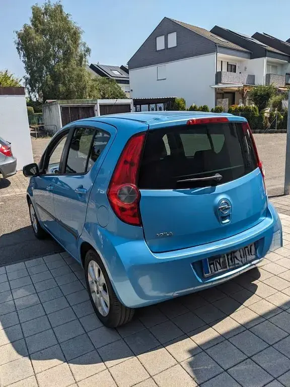Gebraucht Opel Agila Edition 86 PS (63 kW) 2009 Blau Kleinwagen