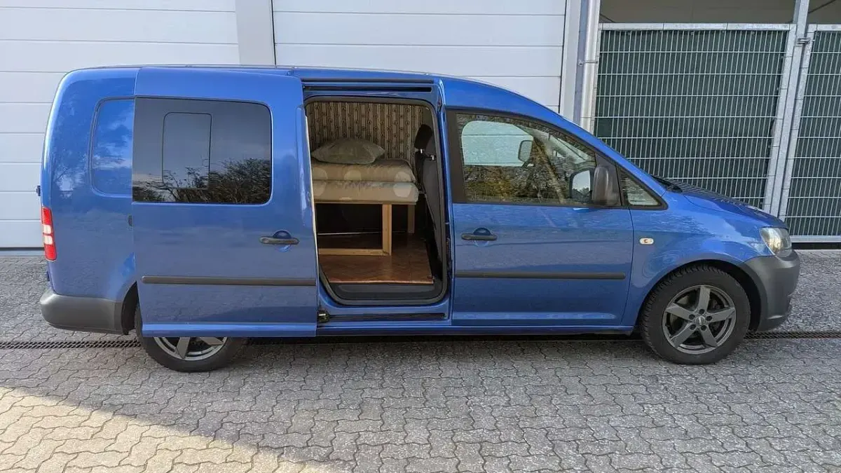 Gebraucht VW Caddy Maxi 102 PS (75 kW) 2012 Blau Van / Kleinbus