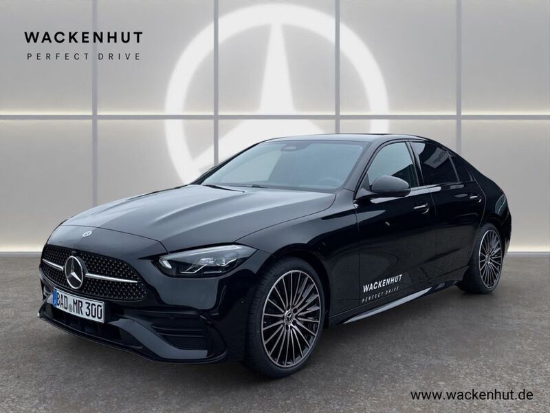 Schwarz Gebraucht 2025 Mercedes C300 AMG Limousine | 51.690 € (Fairer Preis) - Bild 1/4
