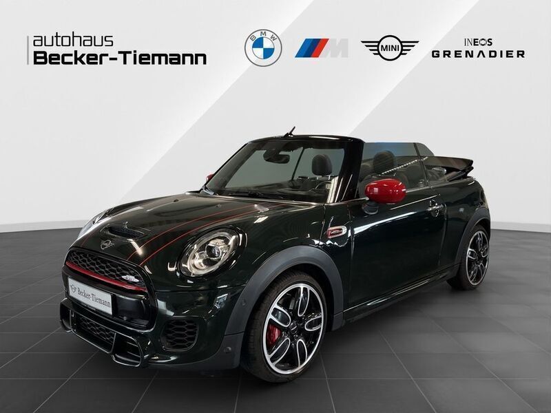 Grün Gebraucht 2020 Mini John Cooper Works Cabriolet Cabrio | 29.495 € (Fairer Preis) - Bild 1/4