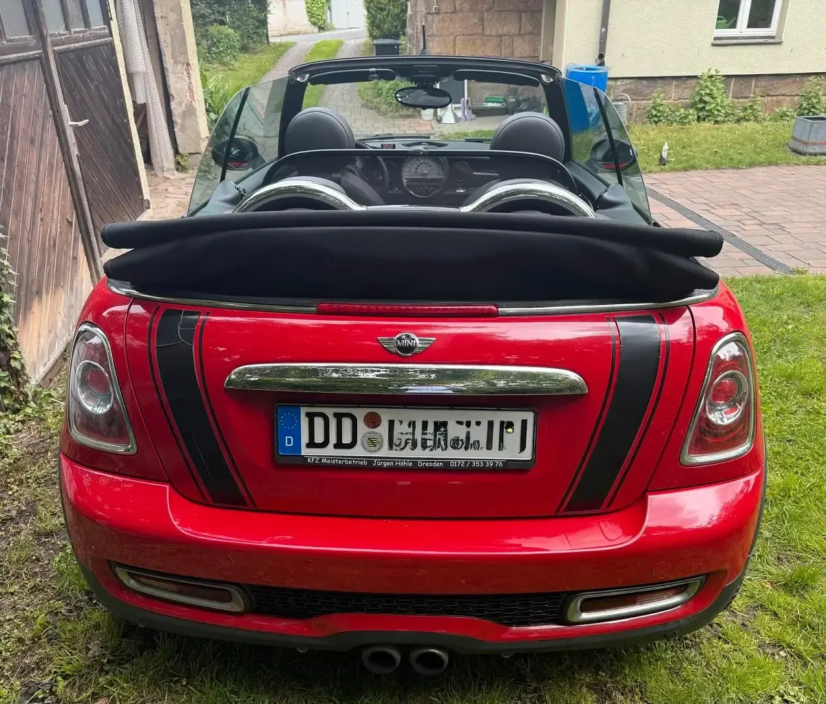 Gebraucht Mini Cooper S Cabriolet 184 PS (135 kW) 2011 Rot Cabrio