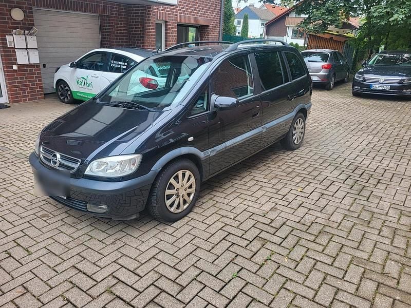 Schwarz Gebraucht 2003 Opel Zafira Van / Kleinbus | 1.000 € (Superpreis) - Bild 1/4