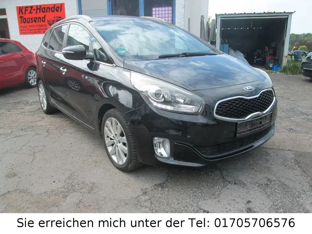Gebraucht Kia Carens Vision 166 PS (122 kW) 2014 Schwarz Van / Kleinbus