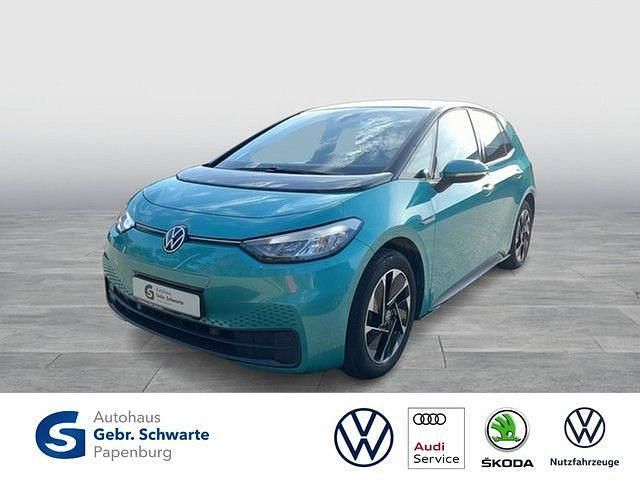 Blau Gebraucht 2021 VW ID.3 Pro Performance Kleinwagen | 18.780 € (Guter Preis) - Bild 1/4
