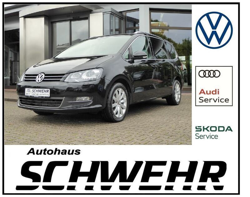 Schwarz Gebraucht 2014 VW Sharan Highline Van / Kleinbus | 15.490 € (Guter Preis) - Bild 1/4