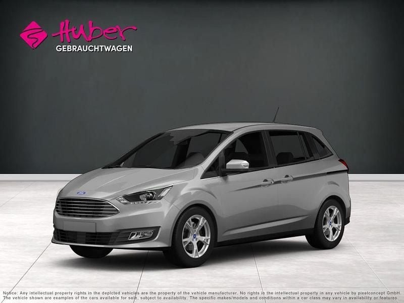 Gebraucht Ford Grand C-Max Titanium 150 PS (110 kW) 2018 Silber Van / Kleinbus