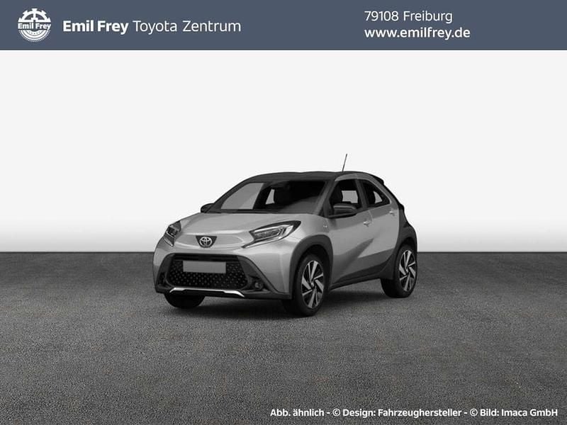 Mysticschwarz mica metallic Gebraucht 2024 Toyota Aygo Business Edition Kleinwagen | 13.990 € (Superpreis) - Bild 1/4
