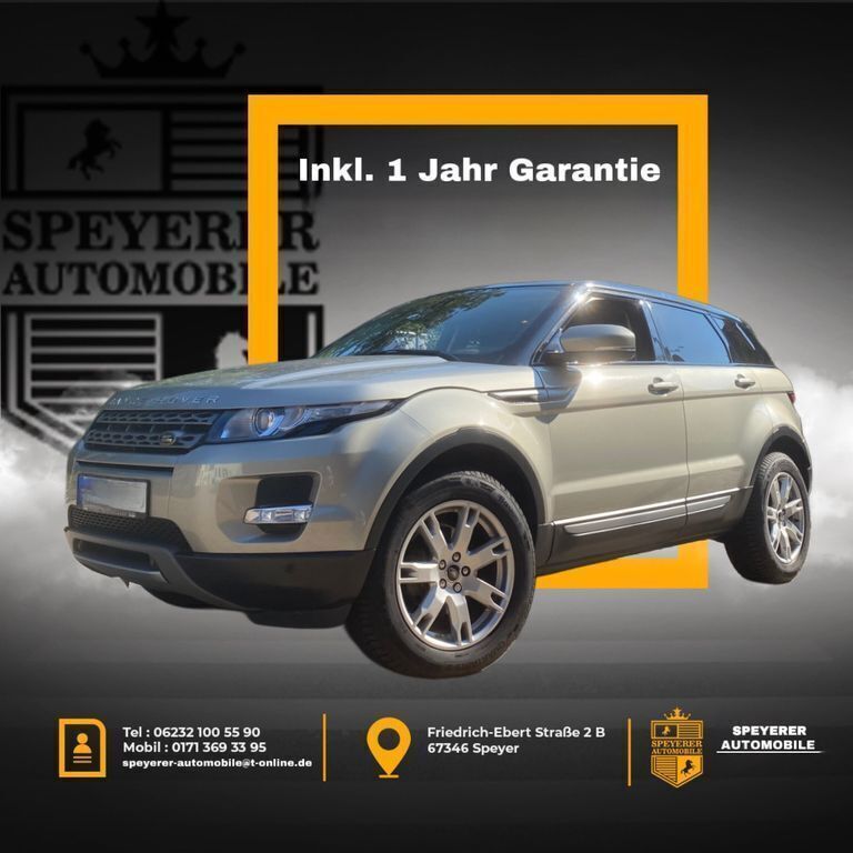 Grau Gebraucht 2013 Land Rover Range Rover evoque Dynamic SUV | 17.950 € (Teuer) - Bild 1/4