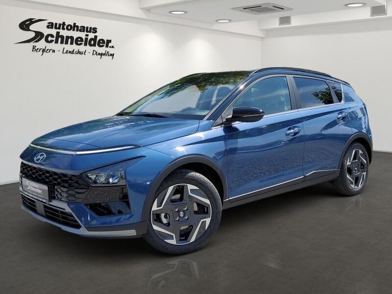 Vibrant blue/black Neu 2025 Hyundai Bayon Prime SUV | 25.390 € (Etwas zu teuer) - Bild 1/4