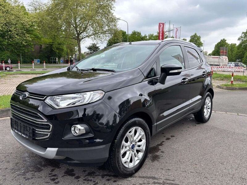 Pantherschwarz metallic Gebraucht 2017 Ford Ecosport Titanium SUV | 9.887 € (Etwas zu teuer) - Bild 1/4
