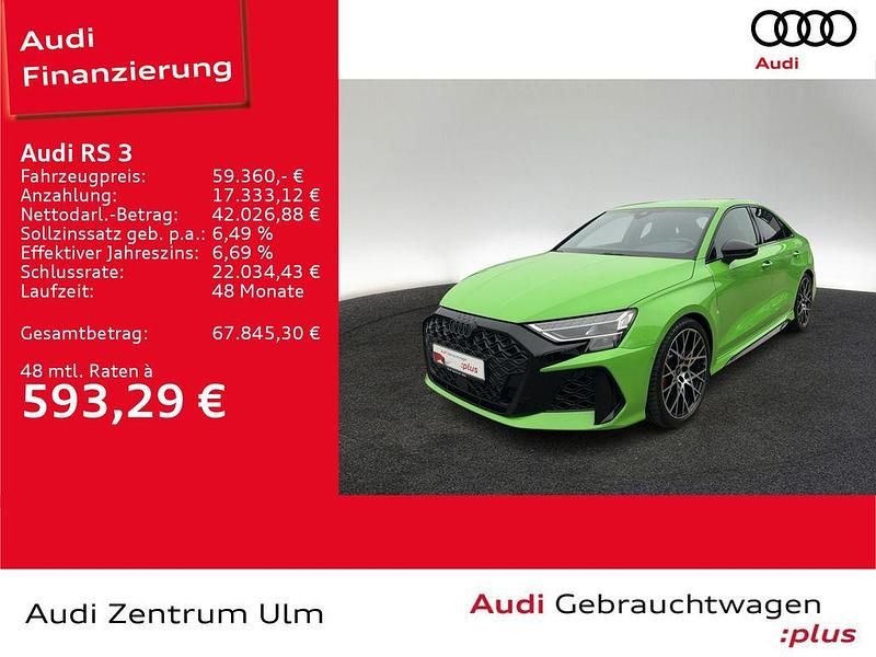 Kyalamigrün Gebraucht 2025 Audi RS3 Ambiente Limousine | 59.360 € (Superpreis) - Bild 1/4
