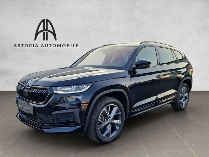 Schwarz Gebraucht 2022 Skoda Kodiaq SportLine SUV | 40.770 € (Fairer Preis) - Bild 1/4