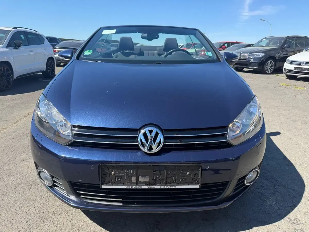 Usata VW Golf 105 CV (77 kW) 2011 Blu Cabrio