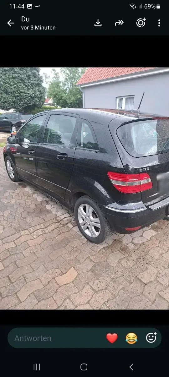Gebraucht Mercedes B170 116 PS (85 kW) 2009 Schwarz Van / Kleinbus