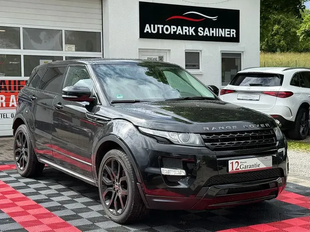Gebraucht Land Rover Range Rover evoque Dynamic 190 PS (139 kW) 2012 Schwarz SUV