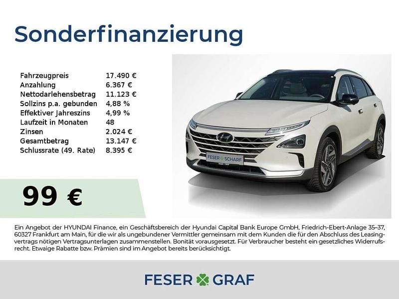 White (weiss) Gebraucht 2022 Hyundai Nexo Prime SUV | 17.490 € (Superpreis) - Bild 1/4