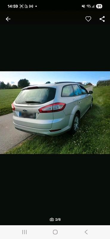 Gebraucht Ford Mondeo 116 PS (85 kW) 2011 Silber Kombi