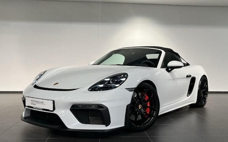 Weiß Gebraucht 2020 Porsche Boxster Spyder Cabrio | 91.900 € (Fairer Preis) - Bild 1/4