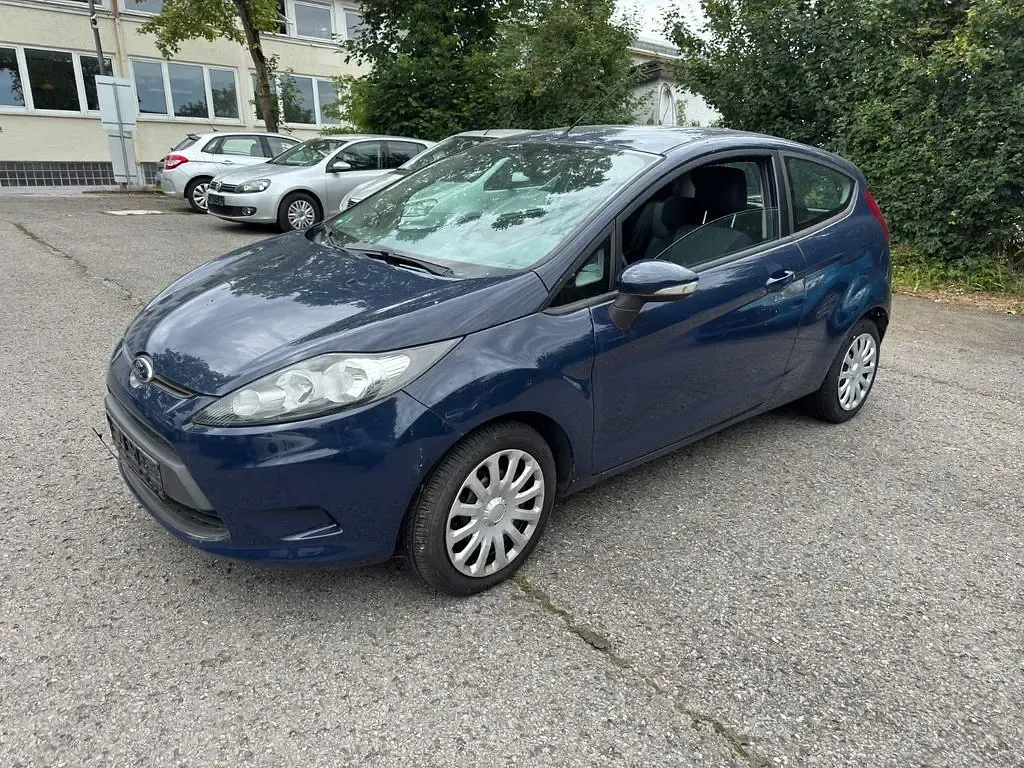 Gebraucht Ford Fiesta 60 PS (44 kW) 2009 Blau Kleinwagen