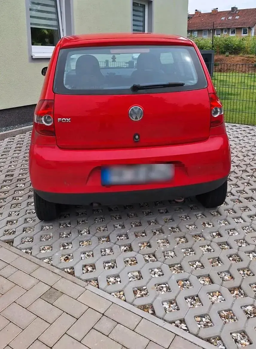 Gebraucht VW Fox 2005 Rot Kleinwagen