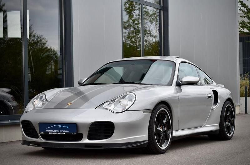 Silber Gebraucht 2002 Porsche 996 Turbo Coupé | 58.450 € (Superpreis) - Bild 1/4