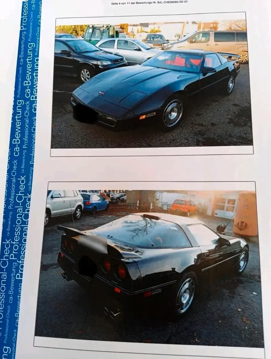 Gebraucht Corvette C4 243 PS (178 kW) 1987 Schwarz Cabrio