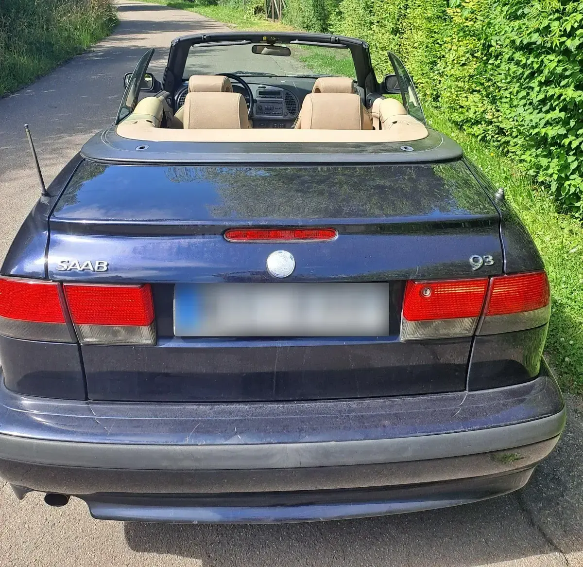 Gebraucht Saab 9-3 150 PS (110 kW) 2003 Blau Cabrio