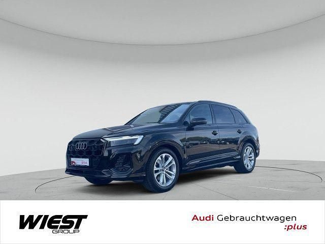 Mythosschwarz metallic Gebraucht 2024 Audi Q7 S-Line SUV | 74.777 € (Fairer Preis) - Bild 1/4