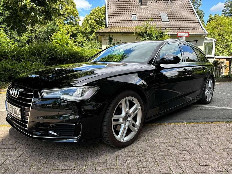 Schwarz Gebraucht 2015 Audi A6 S-Line Kombi | 15.550 € (Fairer Preis) - Bild 1/4