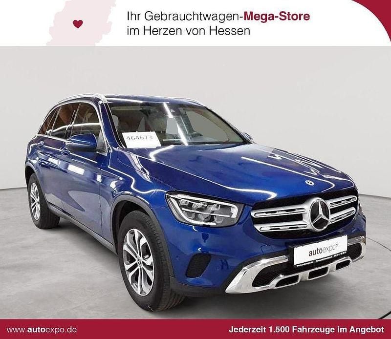 Spektralblau metallic Gebraucht 2022 Mercedes GLC220 Exclusive SUV | 34.990 € (Guter Preis) - Bild 1/4