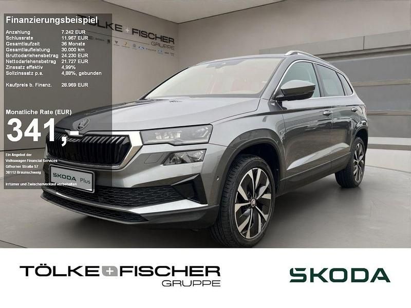 Graphite grau (metallic) Gebraucht 2022 Skoda Karoq Style SUV | 28.969 € (Teuer) - Bild 1/4