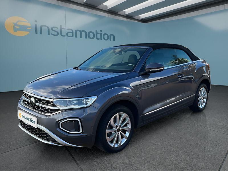 Grau Gebraucht 2022 VW T-Roc Cabriolet Cabrio | 25.699 € (Fairer Preis) - Bild 1/4