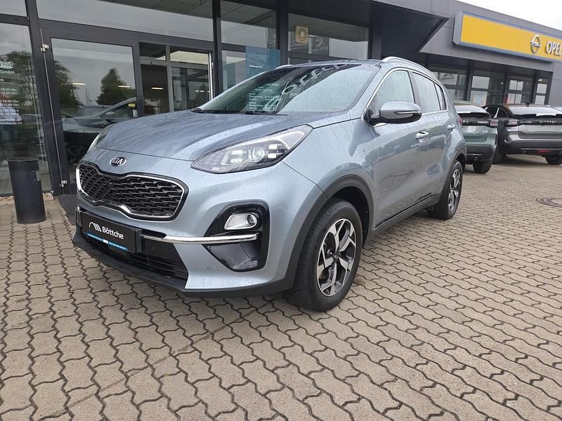 (css) lunarsilber met. Gebraucht 2019 Kia Sportage SUV | 15.590 € (Guter Preis) - Bild 1/4
