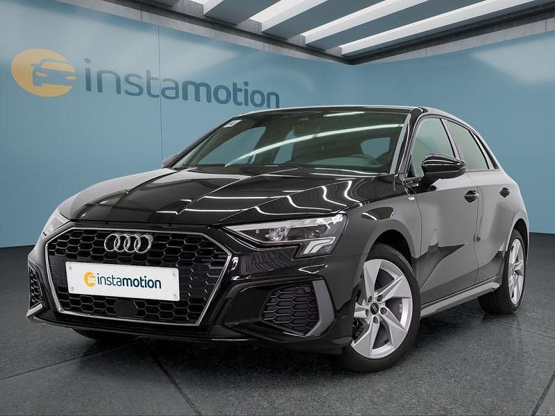 Schwarz Gebraucht 2023 Audi A3 Sportback Limousine | 30.049 € (Teuer) - Bild 1/4