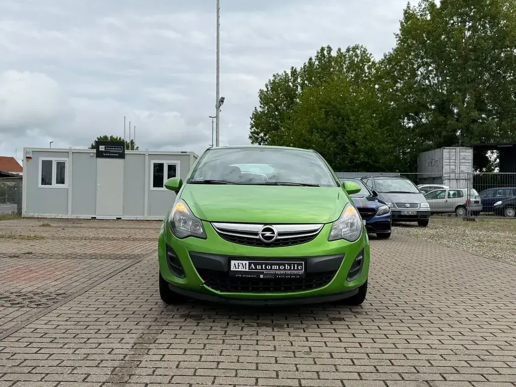 Gebraucht Opel Corsa Energy 87 PS (63 kW) 2014 Grün Kleinwagen