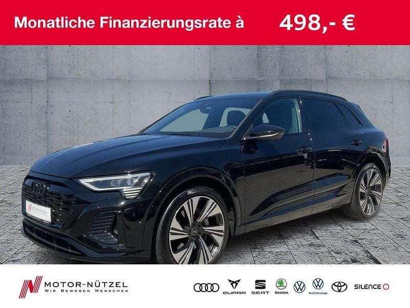 Mythosschwarz metallic Gebraucht 2023 Audi Q8 e-tron S-Line SUV | 46.760 € (Fairer Preis) - Bild 1/4