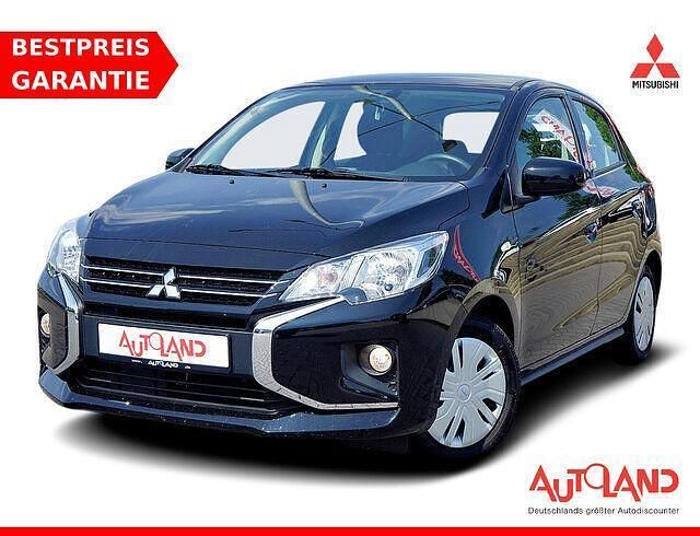 Schwarz Gebraucht 2021 Mitsubishi Space Star Spirit Kleinwagen | 13.990 € (Teuer) - Bild 1/4
