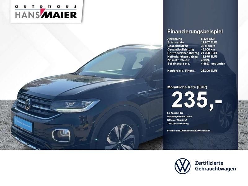 Deep black perleffekt Gebraucht 2022 VW T-Cross Style SUV | 25.300 € (Teuer) - Bild 1/2