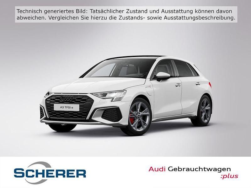 Ibisweiß Gebraucht 2022 Audi A3 e-tron S-Line Kleinwagen | 31.980 € (Etwas zu teuer) - Bild 1/3
