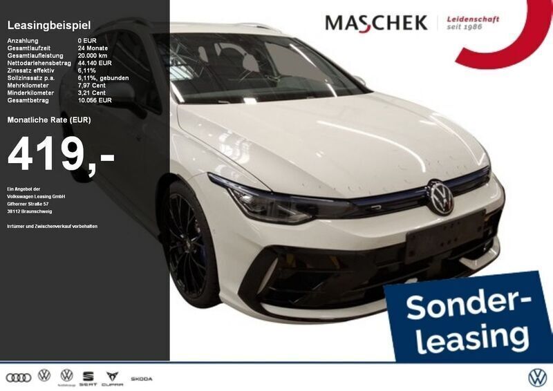 Pure white Gebraucht 2024 VW Golf VIII R Kombi | 46.240 € (Fairer Preis) - Bild 1/4