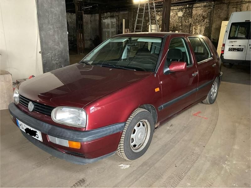 Rot Gebraucht 1995 VW Golf III Limousine | 1.650 € - Bild 1/4