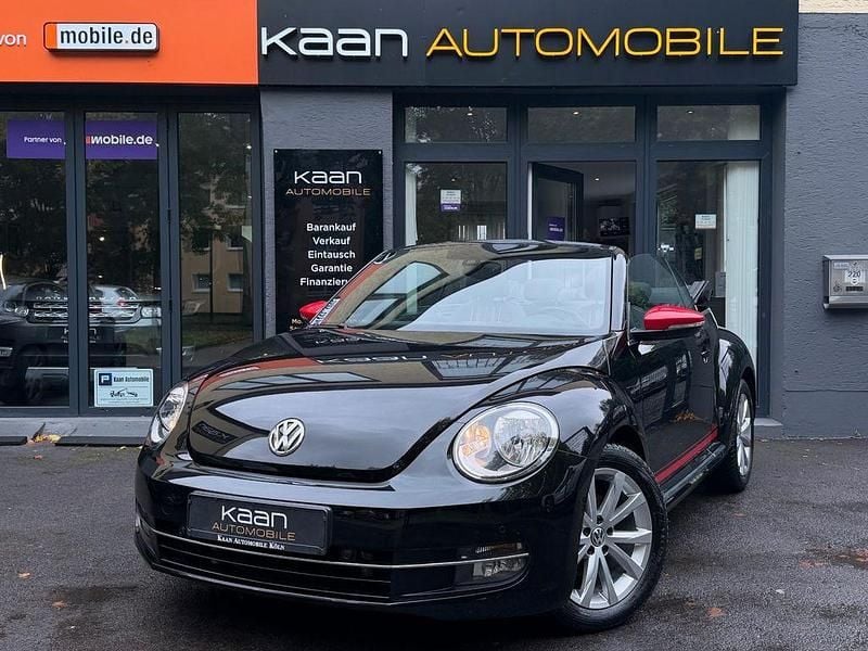 Ebenholzschwarz Gebraucht 2015 VW Beetle CLUB Cabrio | 12.999 € (Guter Preis) - Bild 1/4