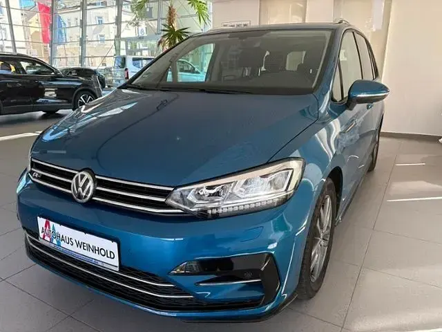 Gebraucht VW Touran R-line 150 PS (110 kW) 2020 Blau Van / Kleinbus