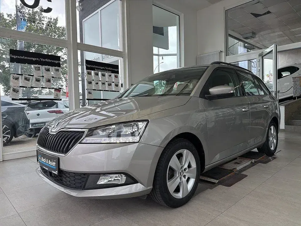 Gebraucht Skoda Fabia Style 110 PS (80 kW) 2018 Cappuccinobeige (metallic) Kombi