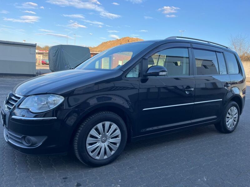 Schwarz Gebraucht 2007 VW Touran Highline Van / Kleinbus | 4.290 € (Fairer Preis) - Bild 1/4
